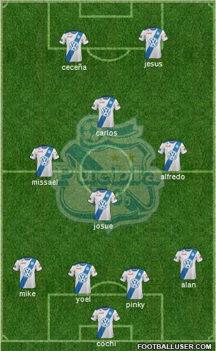 Club Puebla de la Franja Formation 2013