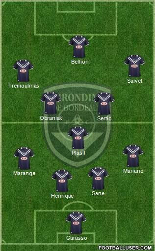 FC Girondins de Bordeaux Formation 2013