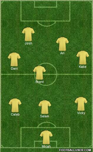 Manchester United Formation 2013
