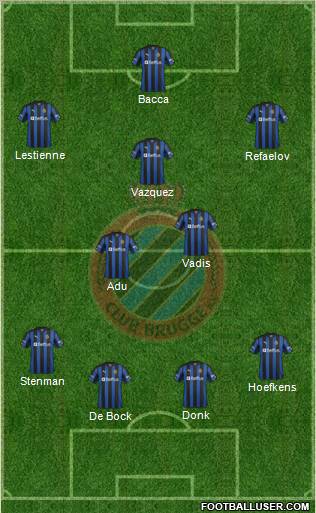 Club Brugge KV Formation 2013
