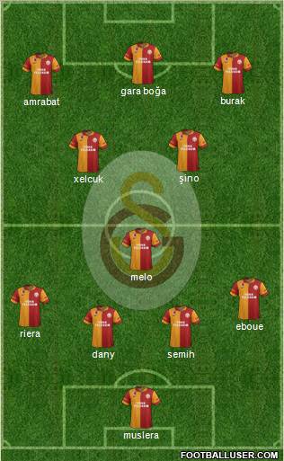 Galatasaray SK Formation 2013