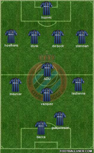 Club Brugge KV Formation 2013