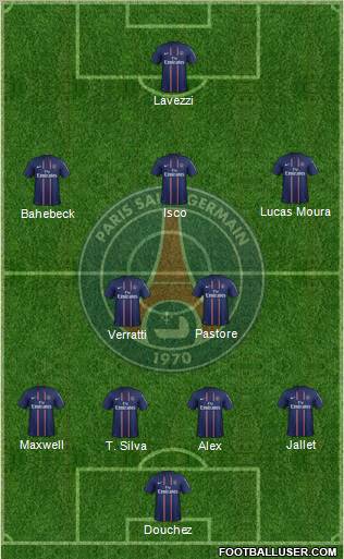 Paris Saint-Germain Formation 2013