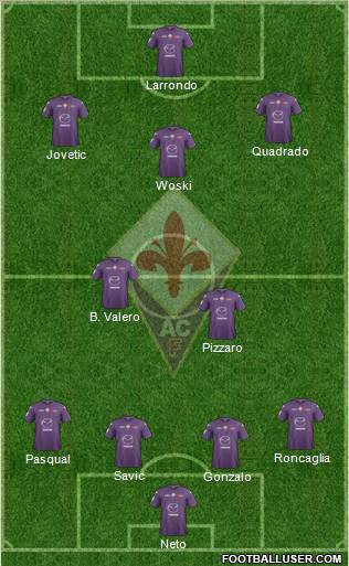 Fiorentina Formation 2013