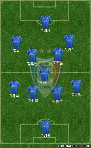 Suwon Samsung Blue Wings Formation 2013