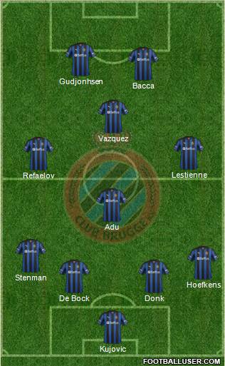 Club Brugge KV Formation 2013