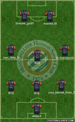 Montpellier Hérault Sport Club Formation 2013