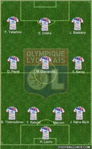Olympique Lyonnais Formation 2013