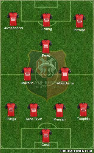 Stade Rennais Football Club Formation 2013