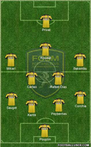 FC Sochaux-Montbéliard Formation 2013
