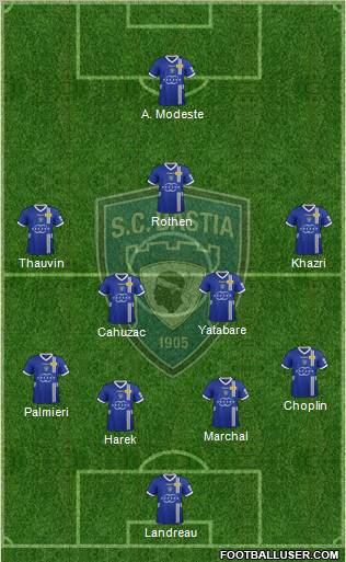 Sporting Club Bastia Formation 2013