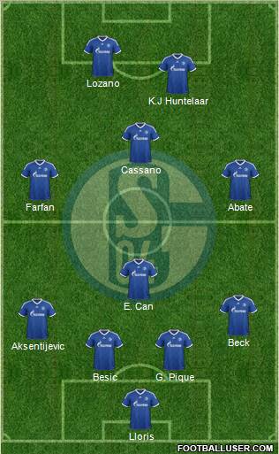 FC Schalke 04 Formation 2013