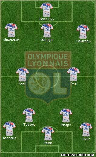 Olympique Lyonnais Formation 2013