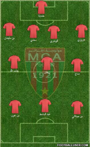 Mouloudia Club d'Alger Formation 2013