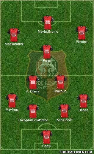 Stade Rennais Football Club Formation 2013