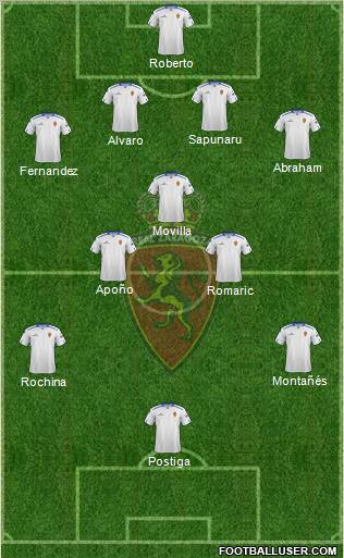 R. Zaragoza S.A.D. Formation 2013