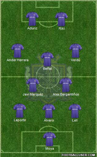 Sanfrecce Hiroshima Formation 2013