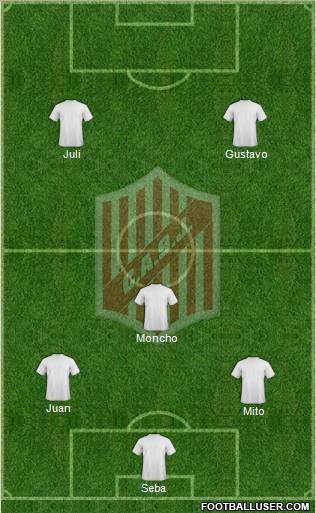 9 de Julio Formation 2013
