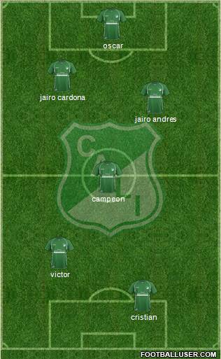 AC Deportivo Cali football formation