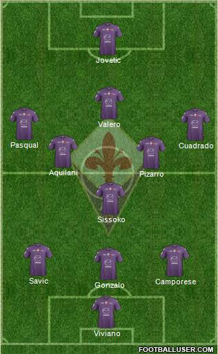 Fiorentina Formation 2013
