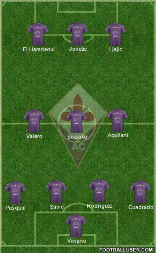 Fiorentina Formation 2013