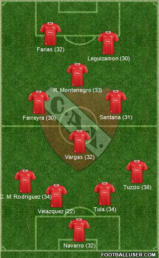 Independiente Formation 2013