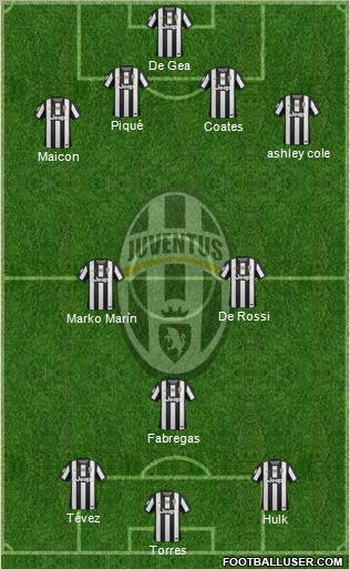 Juventus Formation 2013