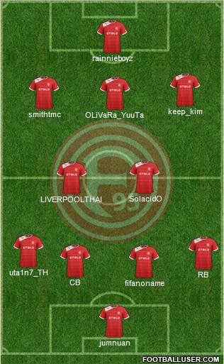 Fortuna Düsseldorf Formation 2013