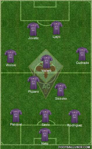 Fiorentina Formation 2013