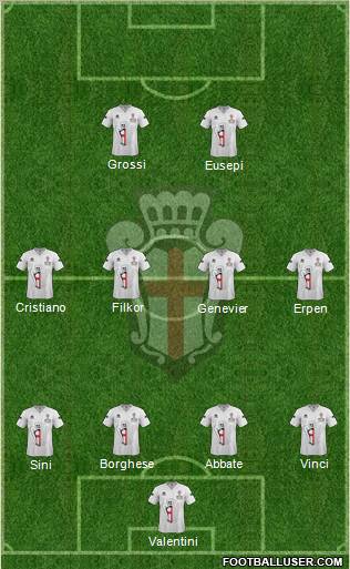 Pro Vercelli Formation 2013