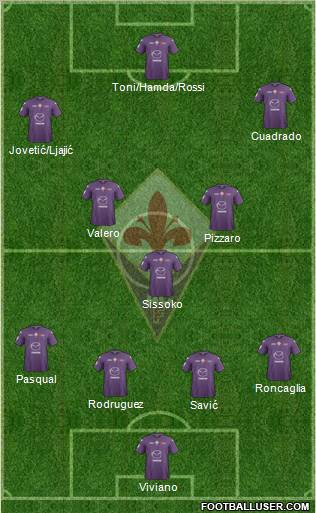 Fiorentina Formation 2013