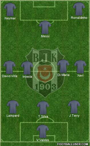 Besiktas JK Formation 2013
