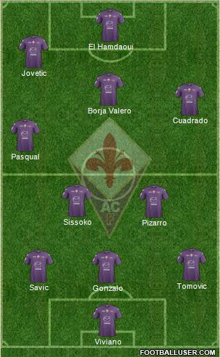 Fiorentina Formation 2013