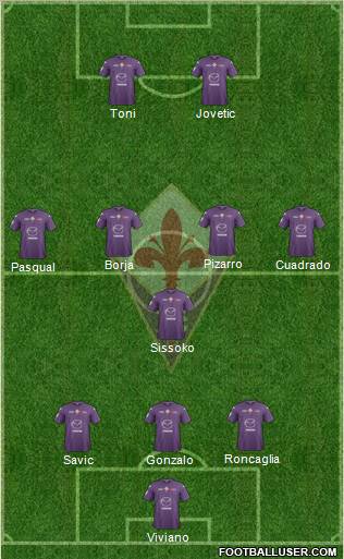 Fiorentina Formation 2013