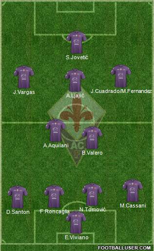 Fiorentina Formation 2013