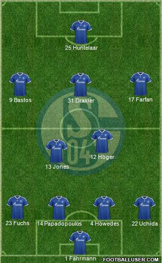 FC Schalke 04 Formation 2013