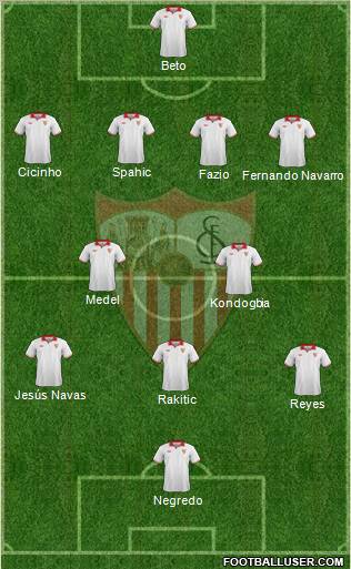Sevilla F.C., S.A.D. Formation 2013