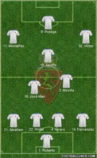 R. Zaragoza S.A.D. Formation 2013