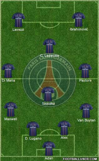 Paris Saint-Germain Formation 2013