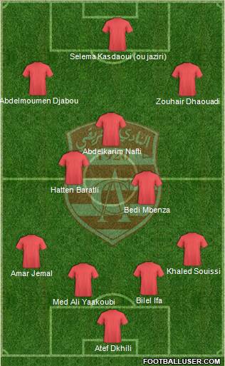 Club Africain Tunis Formation 2013