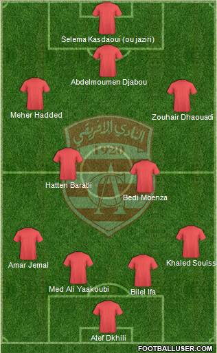 Club Africain Tunis Formation 2013