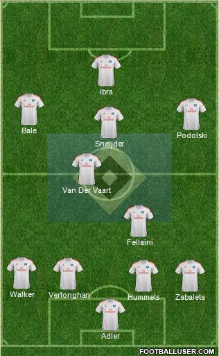 Hamburger SV Formation 2013