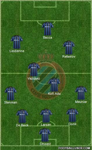 Club Brugge KV Formation 2013