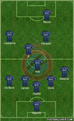 Club Brugge KV Formation 2013