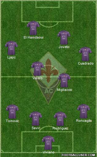 Fiorentina Formation 2013