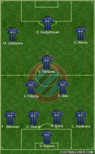 Club Brugge KV Formation 2013