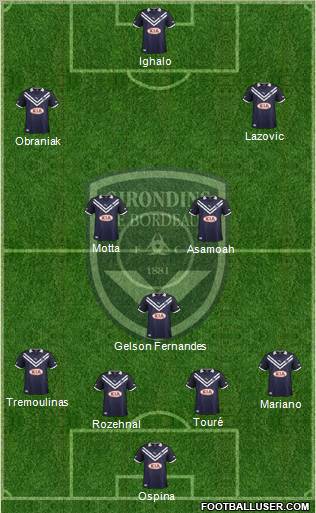 FC Girondins de Bordeaux Formation 2013