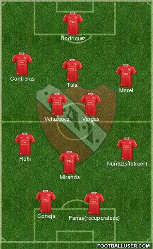 Independiente Formation 2013