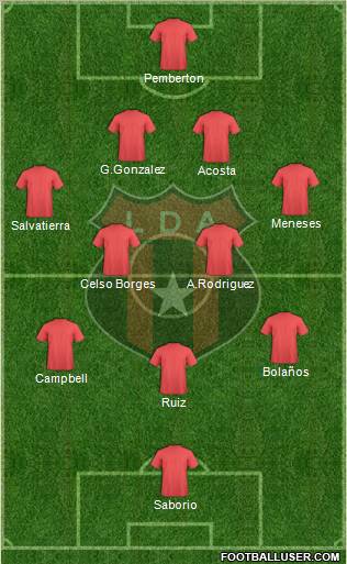 Liga Deportiva Alajuelense Formation 2013