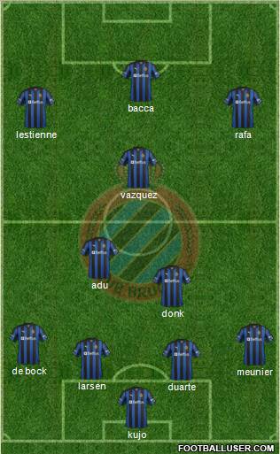 Club Brugge KV Formation 2013